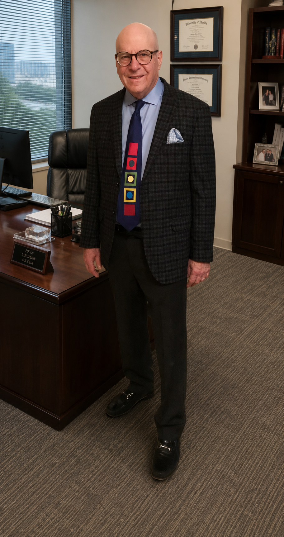 Mark Carp in his office